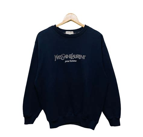 ysl sweat shirt|saint laurent sweatshirt vintage.